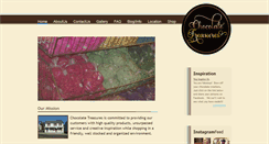 Desktop Screenshot of chocolatetreasuresnj.com